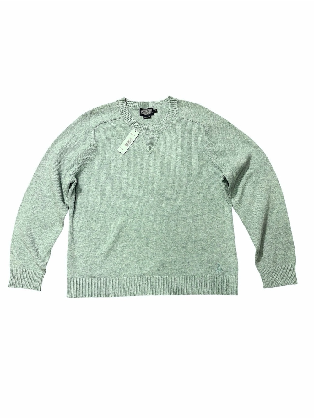 Pendleton men’s lambswool crewneck sweater in sage green Size XL - Picture 2 of 7